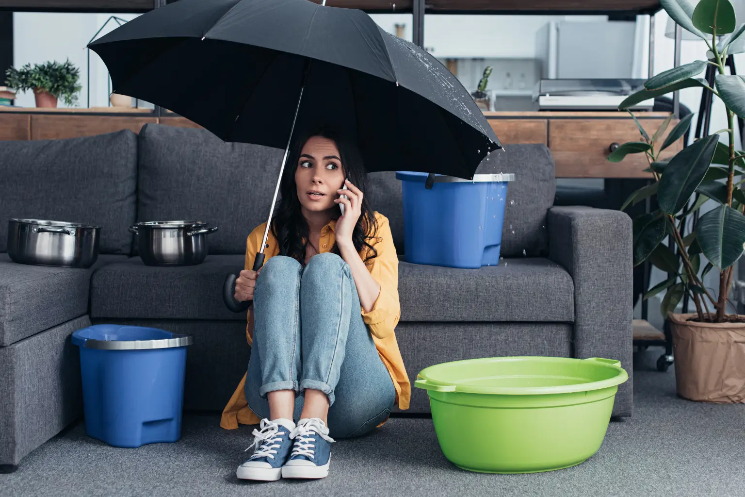 Where do most roof leaks occur in San Diego