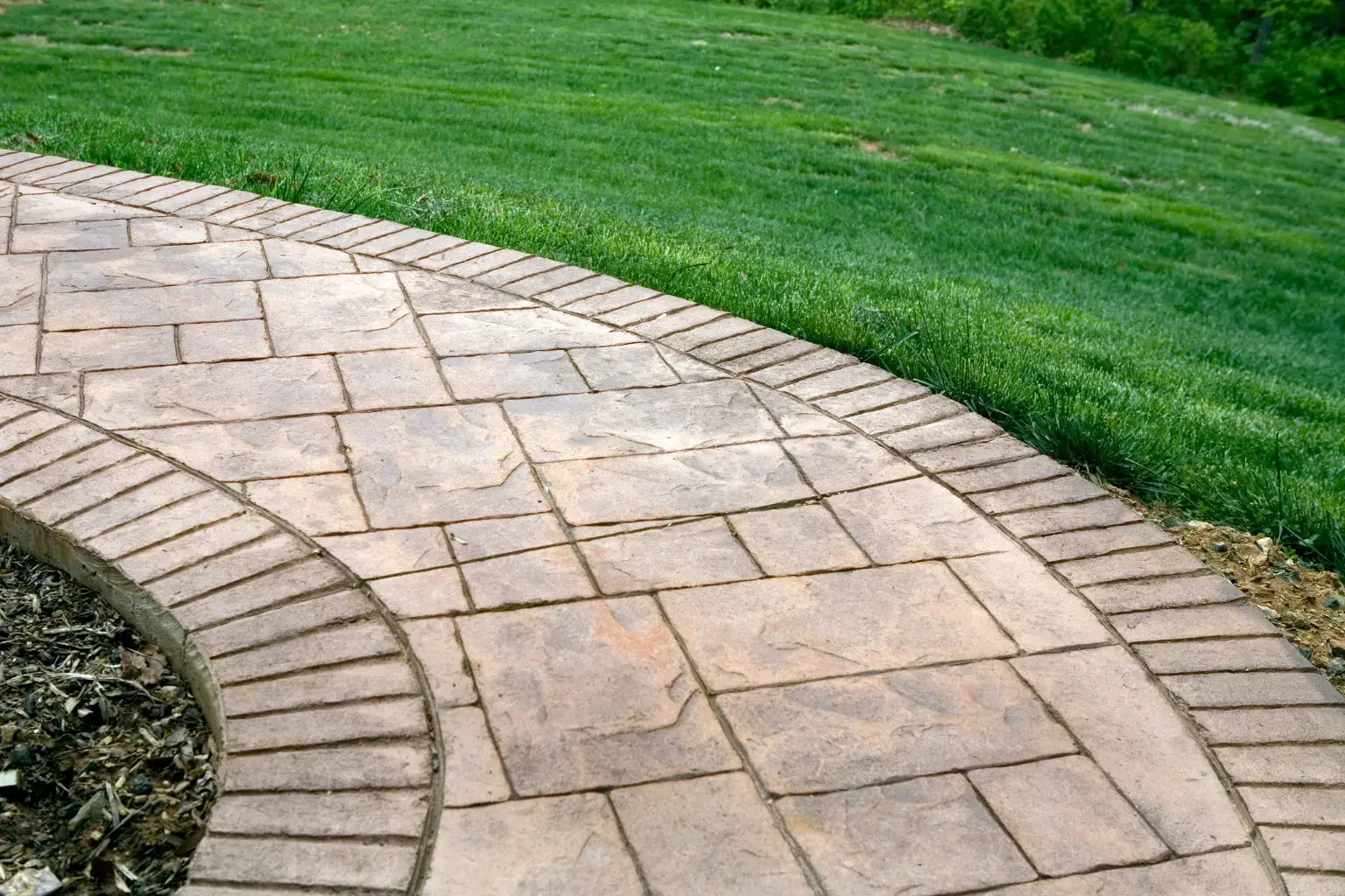 stamped concrete vs regular concrete